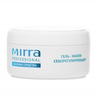 Гель-маска MIRRA с серой и цинком — упаковка, текстура, нанесение