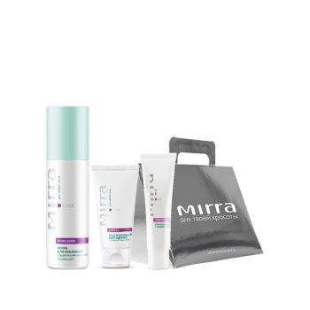 Набор в коробке-сумочке (ПЕНКА ДЛЯ УМЫВАНИЯ; КРЕМ ПИТАТЕЛЬНЫЙ МНОГОЦЕЛЕВОЙ; КРЕМ ДЛЯ ВЕК)  посмотреть